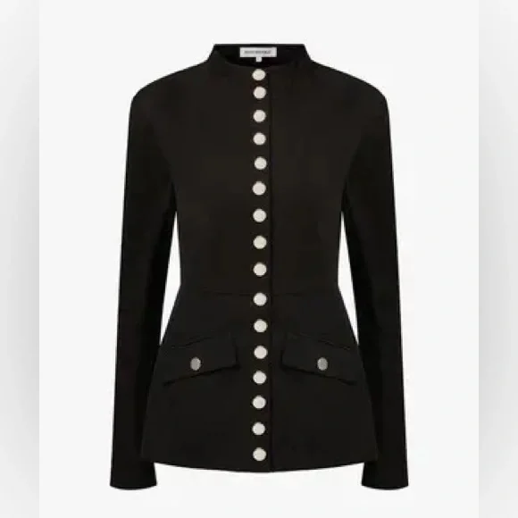 Silver Button Blazer - Picture 2 of 3